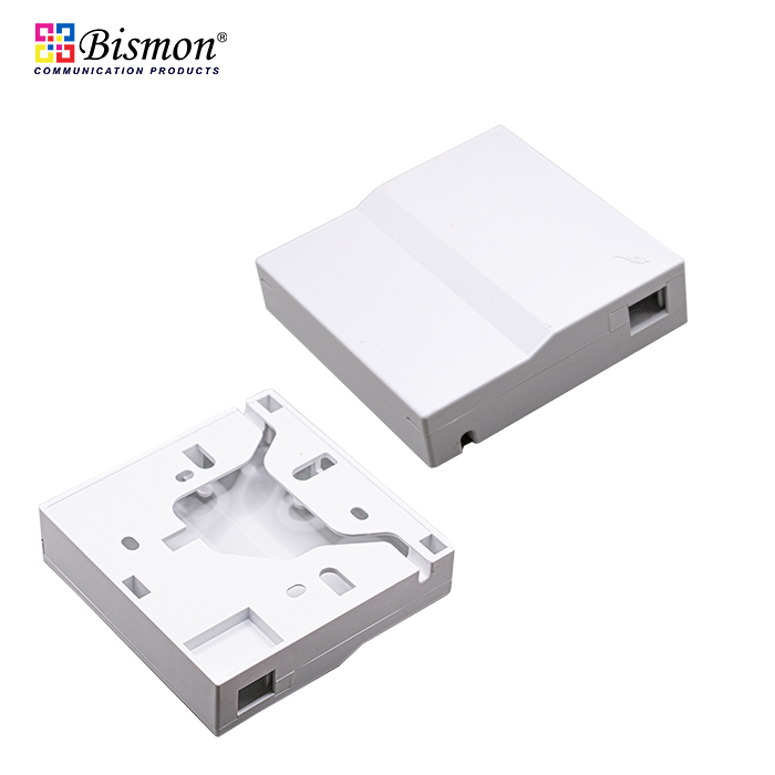กล่องเก็บสาย fiber optic 1 Port Optical Fiber Wall Outlet FTTx Box(กล่องเปล่า)